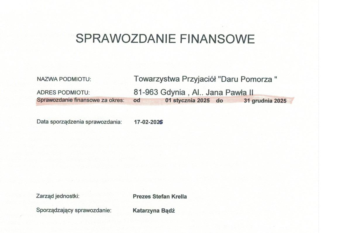SPRAWOZDANIE FINANSOWE